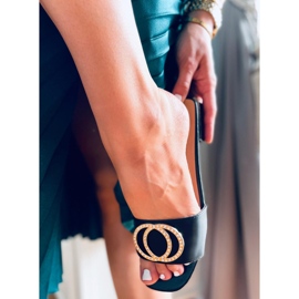 Allor Black naisten tossut musta 2