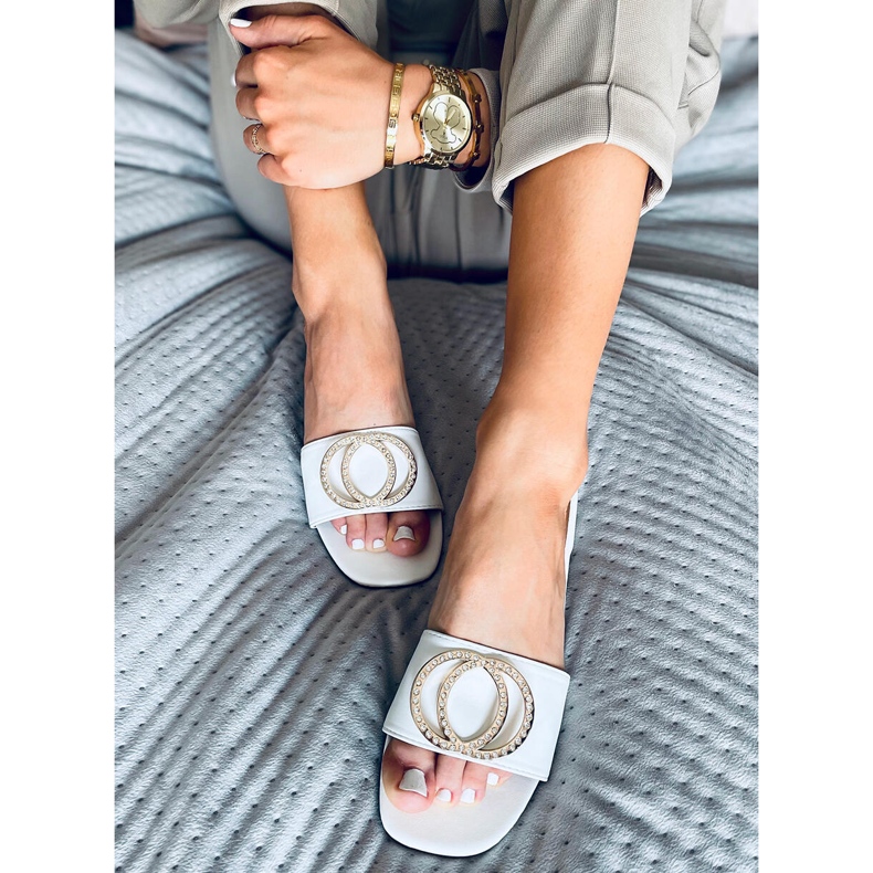 Allor White naisten tossut valkoinen 1