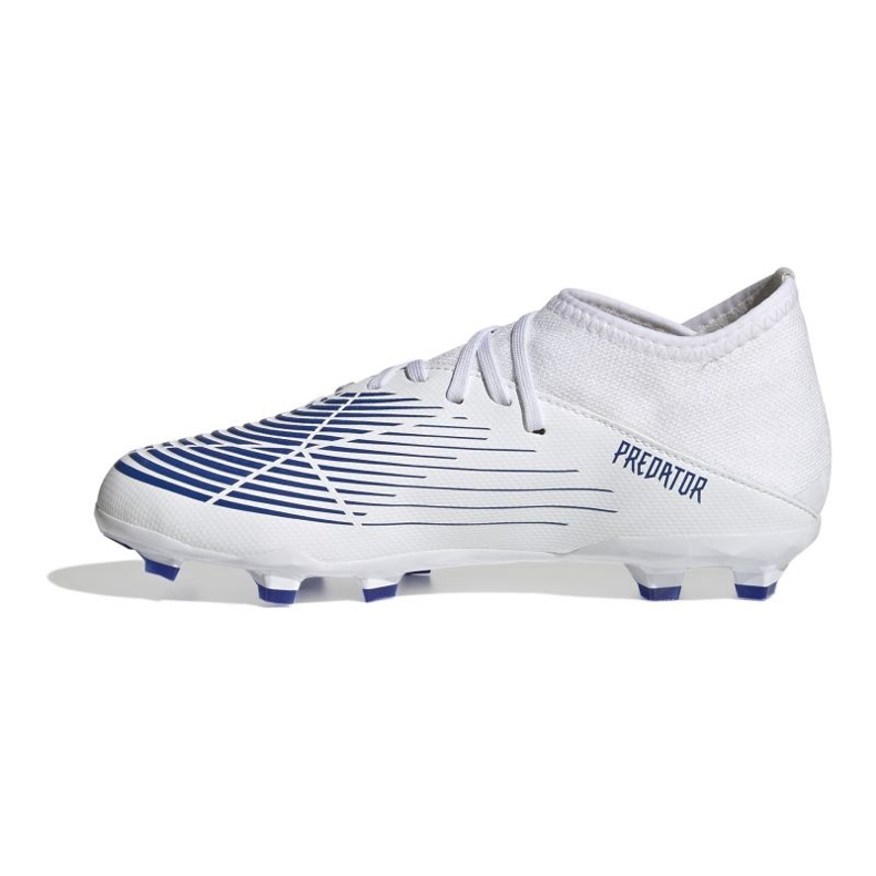Adidas Predator Edge.3 Fg Jr GX5211 jalkapallokengät valkoinen valkoinen 1