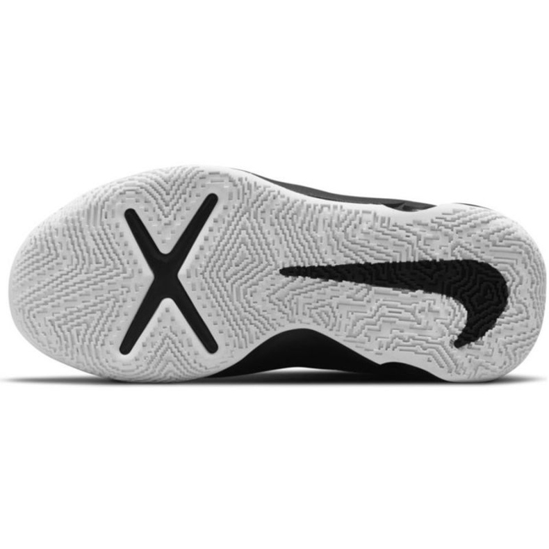 Nike Team Hustle D 10 Big Basketball Shoe Jr CW6735004 koripallokengät musta hopea 6