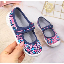 Ballerinat Velcro-tossut Grant Jr. Befado laivastonsininen 1