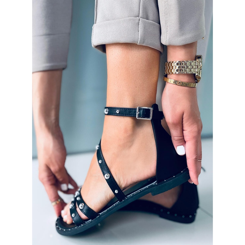 Mustat Cairo roomalaiset sandaalit 2