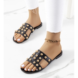 Mustat tossut koristeellisilla Amparo-nastoilla 1