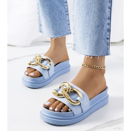 Siniset tossut Berloz-tasolla sininen 1