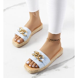 Siniset sandaalit ketjulla Cairo sininen 1