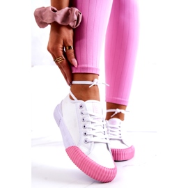 Materiaali Tennarit Big Star JJ274111 Valkoiset tennarit valkoinen 1