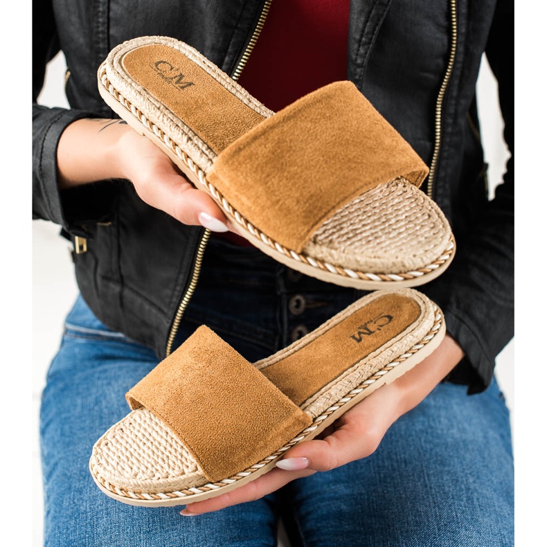 Cm Paris Rennot beigenväriset tossut ruskea 1