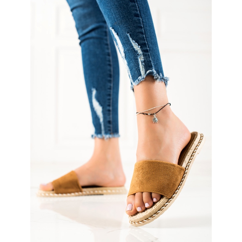 Cm Paris Rennot beigenväriset tossut ruskea 2