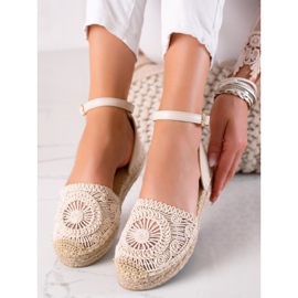 Seastar Punotut espadrillit beige 1