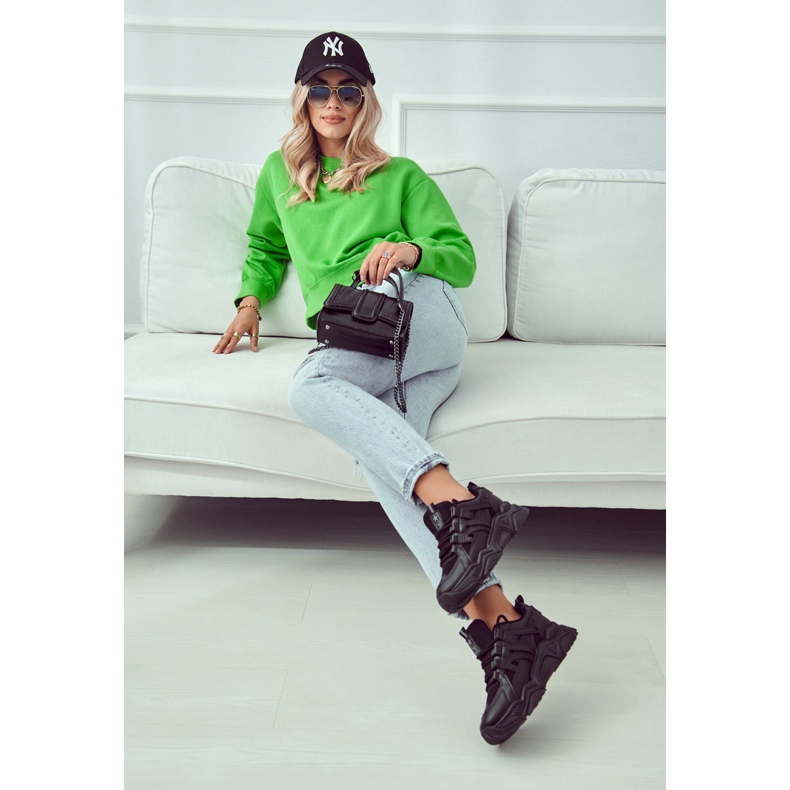 Naisten urheilukengät Sneakers Black Daren musta 2