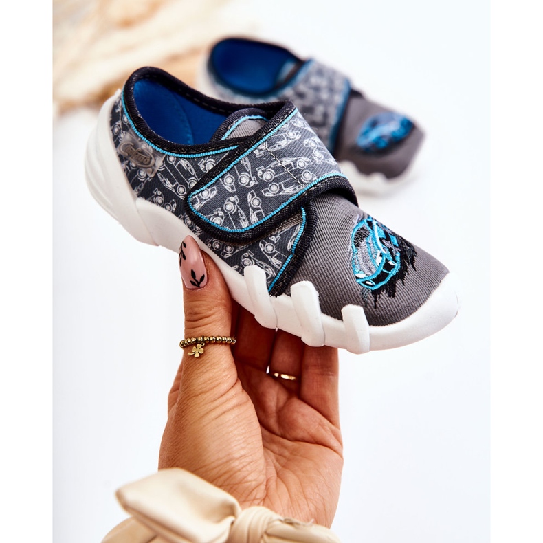 BEFADO S.A. Tossut Befado Velcro Car 273X339 Harmaa-sininen 1