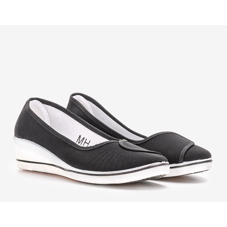 Mustat lenkkarit Denison wedge heelilta 1