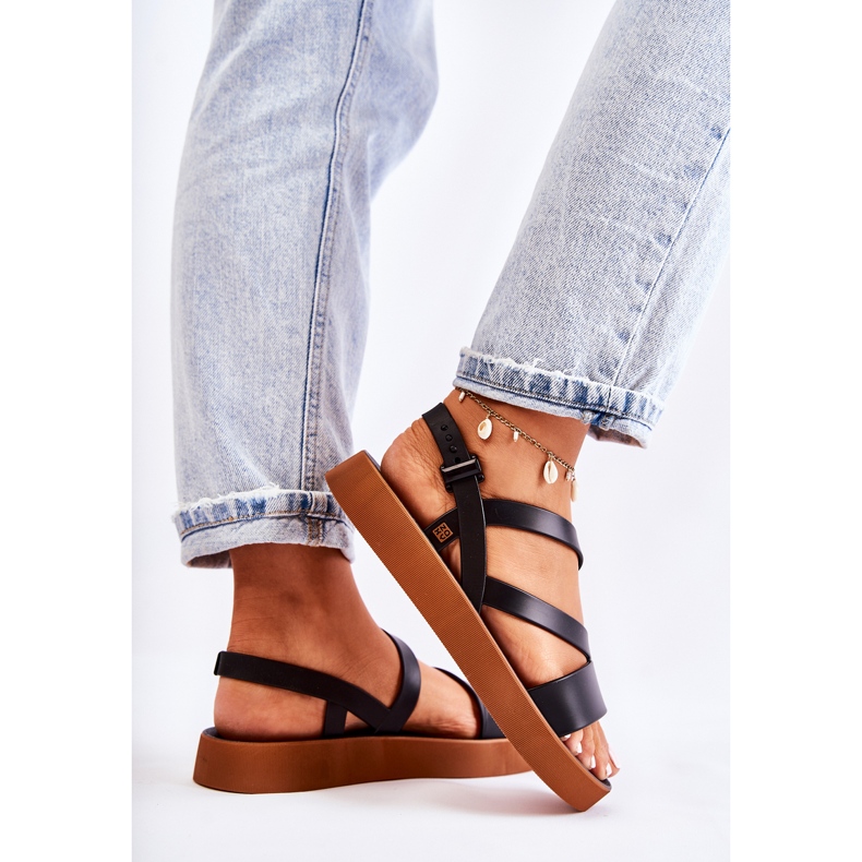 Naisten kumisandaalit ZAXY JJ285052 Musta 2