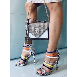 Sandaalit pinnoilla Sofronia BROWN / WHITE ruskea monivärinen 1