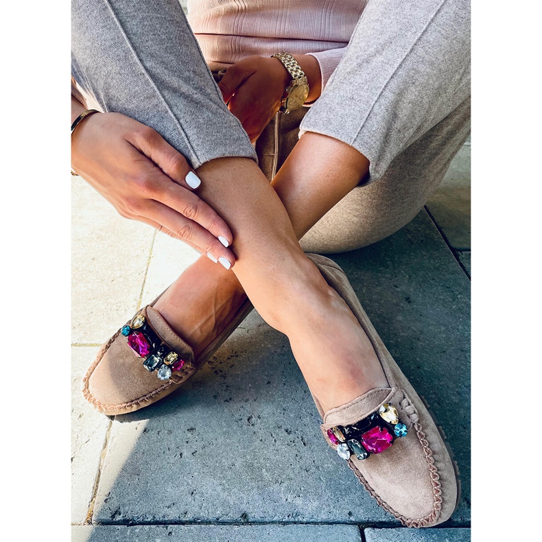 Loaferit Megara Khaki -kivillä beige 2