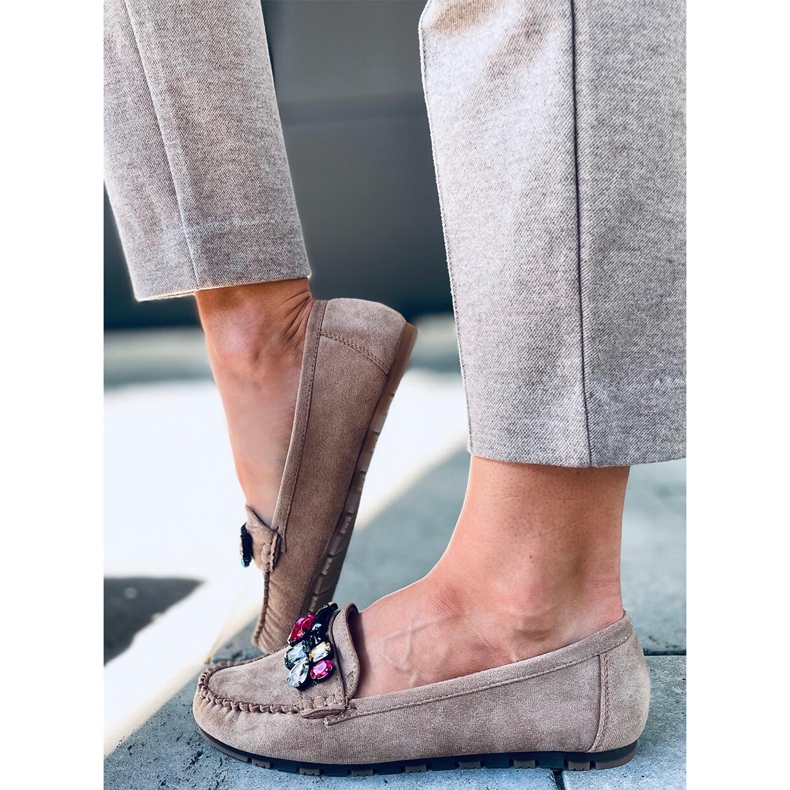 Loaferit Megara Khaki -kivillä beige 1