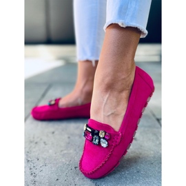 Loaferit Megara Fuchsia kivillä vaaleanpunainen 1