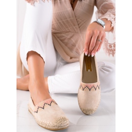 Lucky Shoes Espadrillit kuviollisilla beige 1