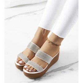 Valkoiset tossut Marlien-tasolla valkoinen 1