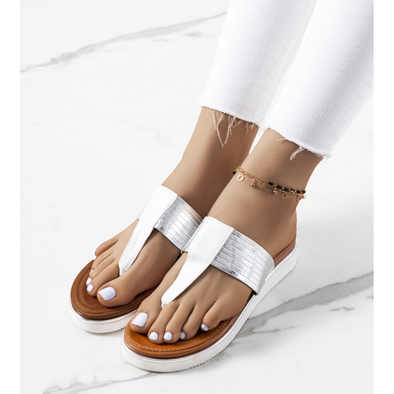 Murilo valkoiset metalliset tossut valkoinen 1