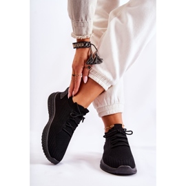 PS1 Naisten urheilukengät Materiaali Tennarit Musta Storia 2