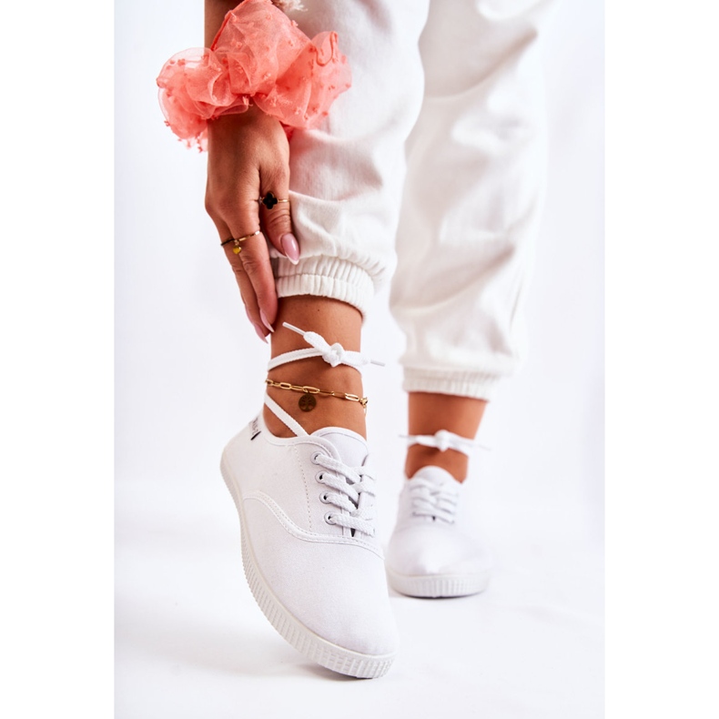 PE1 Naisten klassiset tennarit, valkoinen Dellis 2