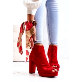 WS1 Saappaat baarissa Avovarpaat Red Adore punainen 4