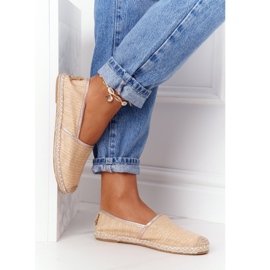 Espadrillot olkipohjassa Lu Boo Beige 1