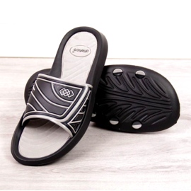 Atletico M ATC207A uima-allastossut mustat harmaa 2