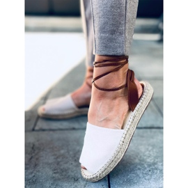 Andrina Pink naisten espadrillit beige monivärinen vaaleanpunainen 2