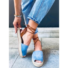 Andrina Blue naisten espadrillit sininen 1
