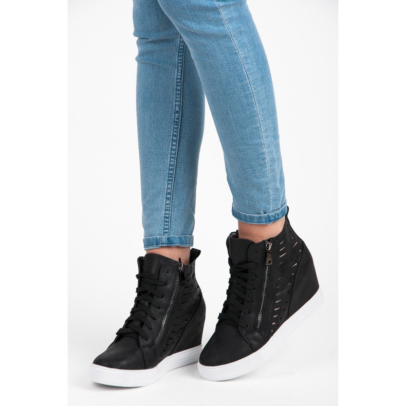 Seastar Korkeakiiltoiset lenkkarit musta 2