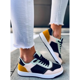 Naisten Izzie BLACK / PINK tennarit musta vaaleanpunainen monivärinen 2