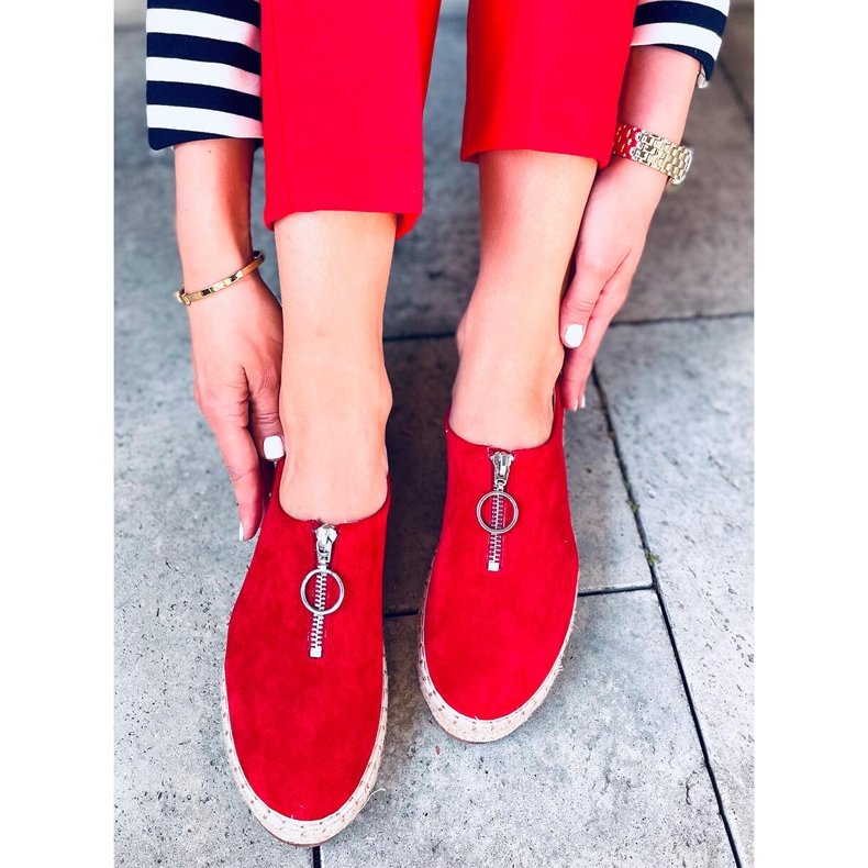 Flynn Red naisten espadrillit punainen 2