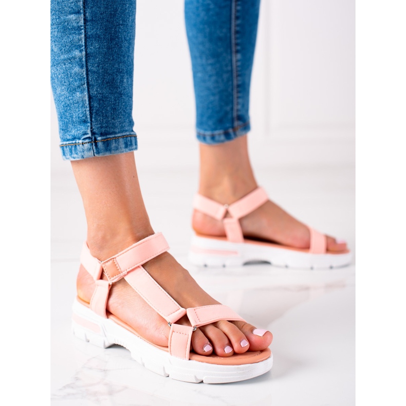 Groto Gogo Mukavat sandaalit tarranauhalla vaaleanpunainen 1