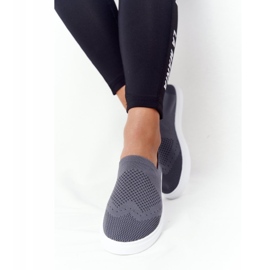 Naisten tennarit Slip-on Big Star FF274A607 Harmaa 5