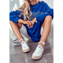 Big Star Urheilukengät Espadrilles Cross Jeans JJ2R4005C Valkoinen 1