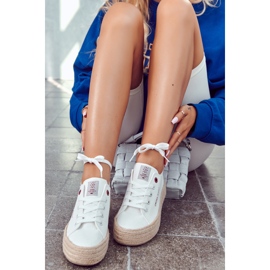 Big Star Urheilukengät Espadrilles Cross Jeans JJ2R4005C Valkoinen 2