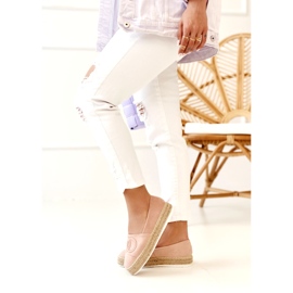 PS1 Naisten espadrillit olkilavalla Pinkki Febi vaaleanpunainen 2