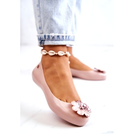 Naisten tuoksuvat kumiballerinat ZAXY JJ285051 Nude beige 2