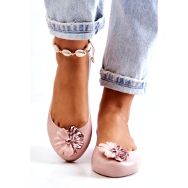 Naisten tuoksuvat kumiballerinat ZAXY JJ285051 Nude beige 4