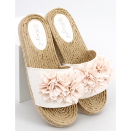 Kukkajuhla Primrose Beige -tossut 2