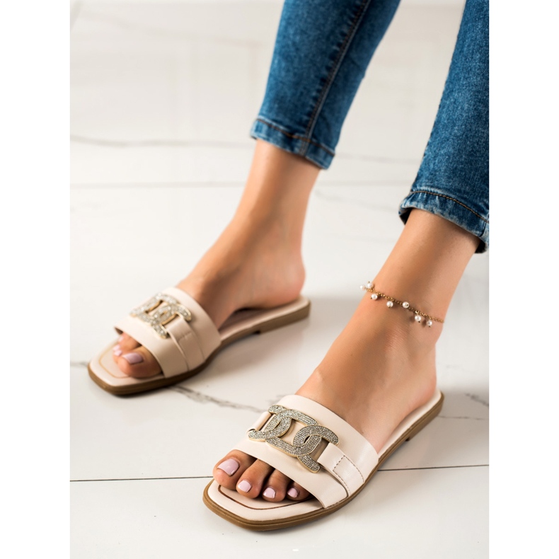 Seastar Tyylikkäät tossut beige 1