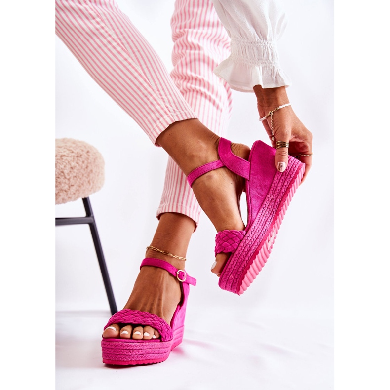 FB2 Suede Wedge Sandaalit Fuchsia Gabriel vaaleanpunainen 2 FB2 Suede Wedge Sandaalit Fuchsia Gabriel vaaleanpunainen 2