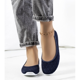 Holmen laivastonsiniset harjakattoiset balerinat sininen 1