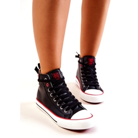 Korkeat nahkalenkkarit Big Star JJ274131 musta 5