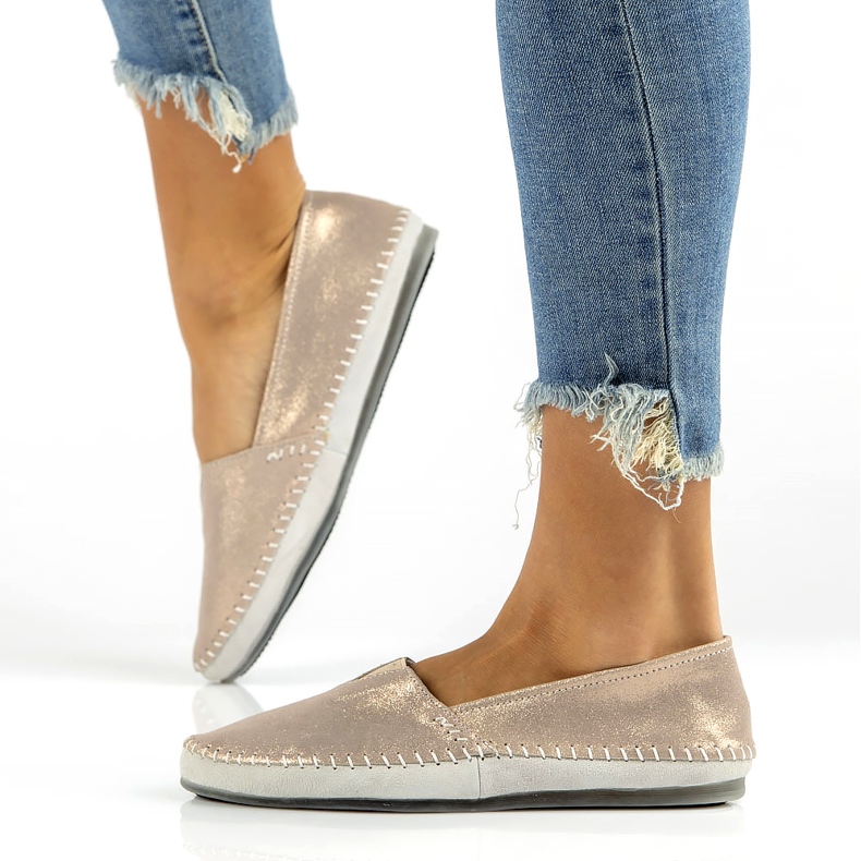 Nahkakengät Filippo DP031 / 22 Go golden harmaa kultainen 7