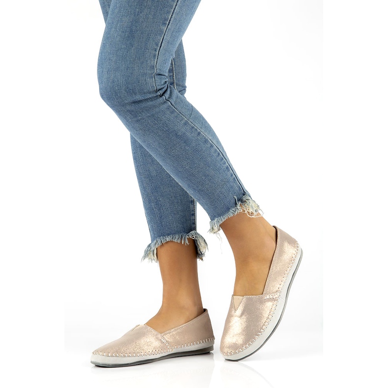 Nahkakengät Filippo DP031 / 22 Go golden harmaa kultainen 3