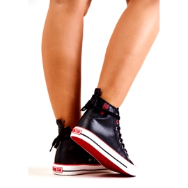 Korkeat nahkalenkkarit Big Star JJ274131 musta 3