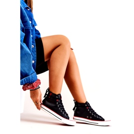 Korkeat nahkalenkkarit Big Star JJ274131 musta 4